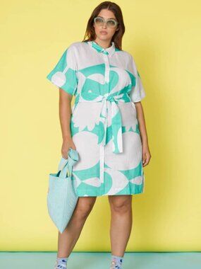 Gorman Banket Dress in Green/White Floral Size Small